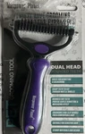 Maxpower Planet Pet Grooming Brush - Double Sided, Extra Wide Large, Purple. Fixed Price $7.11.