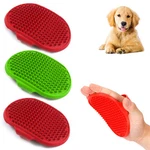 3x Pet Grooming Brush Palm Adjustable Dog Cat Shower Soft Rubber Comb Hair Bath. Fixed Price $9.46.