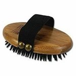 Alcott Bamboo Groom Curry Brush W/rubber Bristles. Fixed Price $19.04.