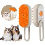 Leooner Cat Steam Brush, 3 In 1 Self Cleaning Brush For Light Brown. Fixed Price $17.23.