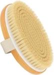 Dry Brushing Body Brush With Soft And Stiff Natural Bristles, Exfoliating. Fixed Price $8.99.