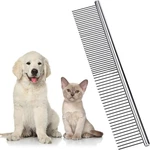 Dog Combs For Grooming, Metal Cat Comb Removing Tangles And Knots, Professio. Fixed Price $8.71.
