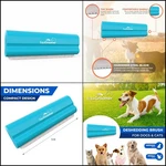 Equigroomer Deshedding Brush For Dogs & Cats, 5" (turquoise).. Fixed Price $33.70.
