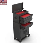 Heavy Duty Tool Chest 20 Inch Lockable Storage Durable Drawers 400lbs Capacity. Fixed Price $180.88.