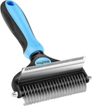 Malsipree Pet Grooming Brush, 2 In 1 Deshedding Tool & Undercoat Rake Dematting. Fixed Price $43.25.