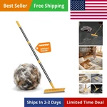 Carpet Rake For Pet Hair Removal - Reusable Dog Cat Remover With 60 Handle. Fixed Price $22.84.
