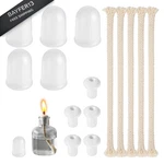 Qfgasre Round Cotton Oil Lamp Wicks 5 Pack Glass Tube Holder Wick 1/4" Beige. Fixed Price $11.01.