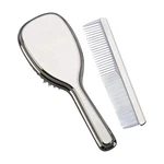 Creative Gifts International 023005 5 In. Nickel Plated Comb & Brush Set For .... Fixed Price $48.89.