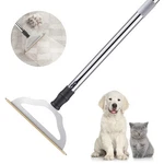 47 Adjustable Long Handle Carpet Rake Pet Hair Remover, Reusable Large Me. Fixed Price $39.65.