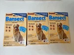 (3)sergeants Bansect Flea & Tick Control Treatment Medicine Squeeze On Gel Dog. Fixed Price $8.50.