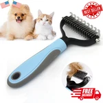 Pet Deshedding Brush Dog Cat Grooming Comb Undercoat Hair Fur Remover Tool. Fixed Price $6.88.