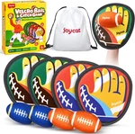 Football Toss And Catch Ball Game For Kids, 4 Paddles & Soft Footballs, Americ. Fixed Price $16.77.