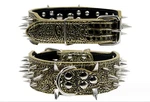 Spiked Studded Pu Leather Dog Collar Pit Bull Black For Large Breeds. Fixed Price $30.99.