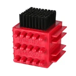 Chi For Pets Multi-function Grooming Cube: 5-sided Brush With One Size, Red. Fixed Price $21.04.