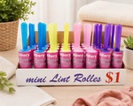 Lot Of 32 Allary Mini Lint Rollers Travel Purse Pet Hair Remover Assorted. Fixed Price $22.49.
