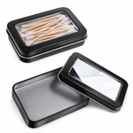 Qfgasre 2pcs Cotton Swab Holder For Travel Portable Small Dental Black. Fixed Price $7.86.