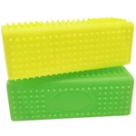 2 Pieces Pet Dog Cat Hair Remover, Block Roller Cleaner, B-yellow And Green. Fixed Price $11.94.