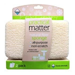 Practical Matter Kitchen Sponge, Pack Of 2 Cotton Fiber All-purpose Dish. Fixed Price $7.00.