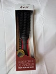 Kiss Glide & Define Detangler, A 9-row Non-slip Brush. Fixed Price $6.99.