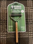 Bamboo Groom Double Sided Dematting Comb With Stainless Steel Teeth. Fixed Price $18.50.