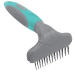 Groomer Essentials Dematting Brush For Dogs Double Row Undercoat Fur Rake. Fixed Price $15.99.