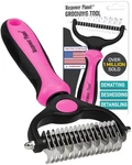 Maxpower Planet Hair Brush - Double Sided Shedding, Dematting Undercoat Rake .... Fixed Price $25.69.