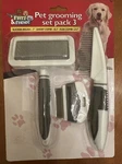 Pet Grooming Brush Set 3 Pack. Fixed Price $14.99.
