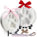 Pet Paw Print Impression Kit Makes (2) Dog Keepsake Ornaments, Inkless Pr.... Fixed Price $26.43.