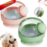 Kwispel Dog Bath Scrubber Brush, 2 Pcs Pet Grooming Massage Green & Pink. Fixed Price $12.24.