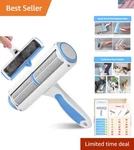 Reusable Pet Hair Remover Roller Multi Surface Lint Cleaner With Non Slip Hand. Fixed Price $19.99.