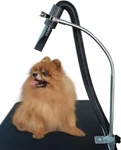 Shelandy Dog Pet Grooming Table Hair Dryer Stand Hose Tube Holder Silver. Fixed Price $57.11.