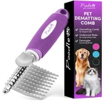 Poodle Dematting Fur Rake Comb Brush For Dogs And Cats - Long 2.5 Steel Safet.... Fixed Price $24.28.