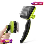 Pecute Self-cleaning Slicker Brush For Dogs, Cats, Lightweight Dog Brush, Green. Fixed Price $15.49.