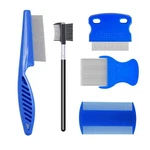 Meduwedu 5 Pack Flea & Lice Comb Set For Cats, Dogs Kids 1-pack, Blue. Fixed Price $13.43.
