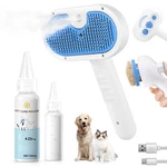Pet Steam Brush For Dog Cat - 3-in-1 Grooming Shedding Hair.... Fixed Price $44.51.
