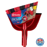 O-cedar Sweep Broom With Step-on Dustpan Lightweight Quiet Cleaning Tool Pet Hai. Fixed Price $24.15.