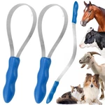 Didibirdi Dual-sided Shedding Blade Dog Hair Brush - Stainless Large, Blue. Fixed Price $21.73.