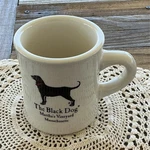 The Black Dog Martha's Vineyard Ceramic Coffee Mug / Double Sided Retriever. Fixed Price $12.98.