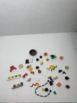 Random Assortment Lot Of Lego Heads Wigs Animals Pets Frog Cat Hats. Fixed Price $16.16.