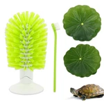 Turaohu 2 Pcs Turtle Brush With Suction Cups, Large Decorative Green. Fixed Price $17.37.