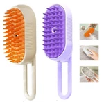 2pack 3-in-1 Electric Pet Brush - Steam, Massage & Hair Removal For Dogs/cats. Fixed Price $12.59.