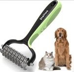 Staltwo Pet Grooming Supplies - 2-in-1 Professional Undercoat Rake And Brush. Fixed Price $12.50.
