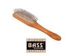 Bass Brushes Premium Style&detangle Pet Groomer Alloy Pin Brush Bamboo Handle. Fixed Price $17.99.
