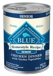 Blue Buffalo Senior Chicken W/ Vegetables Pate Wet Dog Food, 12.5 Oz. 1 Can. Fixed Price $12.03.