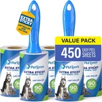 Petlovers Extra Sticky Lint Roller Mega Value Set 450 Sheets For Pet Hair Rem.... Fixed Price $18.34.