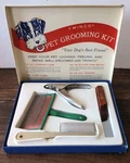 Vintage Twinco Pet Grooming Kit Stripper Comb Slicker Wire Brush Etc.. Fixed Price $39.95.