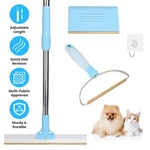 Pet Hair Removal Rake Set 54"telescopic Handle Broom For Dog Cat Carpet Cleaner. Fixed Price $22.98.