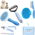 Dog Brush Grooming Kit 6pcs For Shedding-dog Brushes, Dem. Fixed Price $23.99.