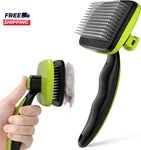 Self Cleaning Slicker Brush For Dogs Cats Lightweight Dog Shedding. Fixed Price $13.39.