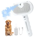 Wisafoi Steam Dog Brush For Shedding & Grooming - Self-cleaning White. Fixed Price $29.07.